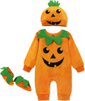 Halloween children's pumpkin jumpsuit