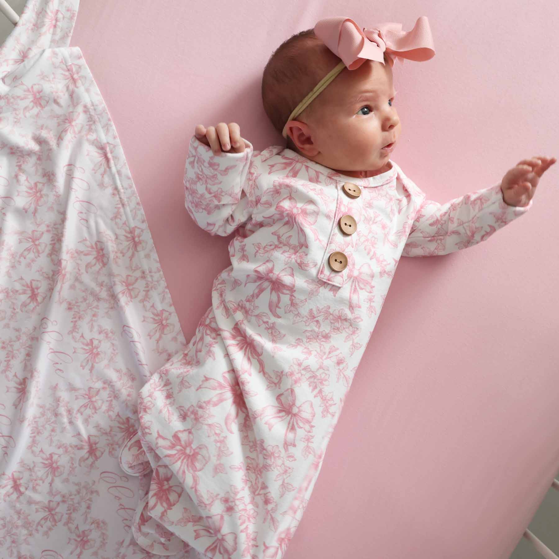 Printed Knot Gowns for Girls | Best Sellers
